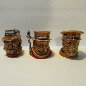 lot vintage Lord Nelson Pottery head mugs Gaffer Beefeater Fisherman